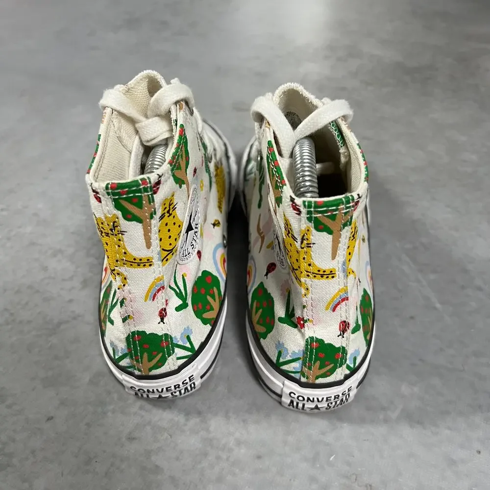 Converse Chuck Taylor All Star Nature Animal & Plant Shoes Youth Size 5 Junior